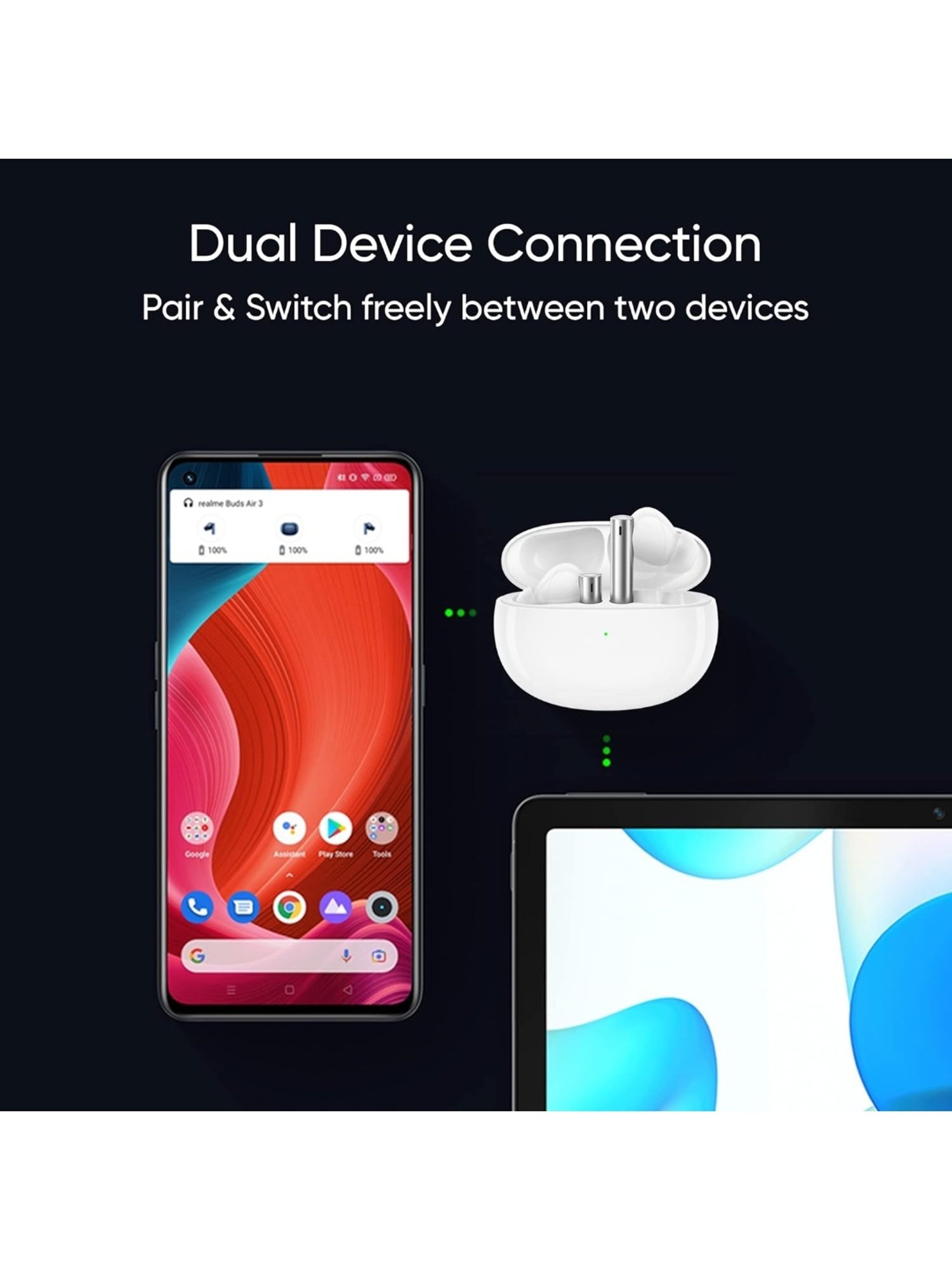 Realme Buds Air 5 in-Ear BT Earbuds with 50dB ANC & Upto 38H Battery (Arctic White, True Wireless)