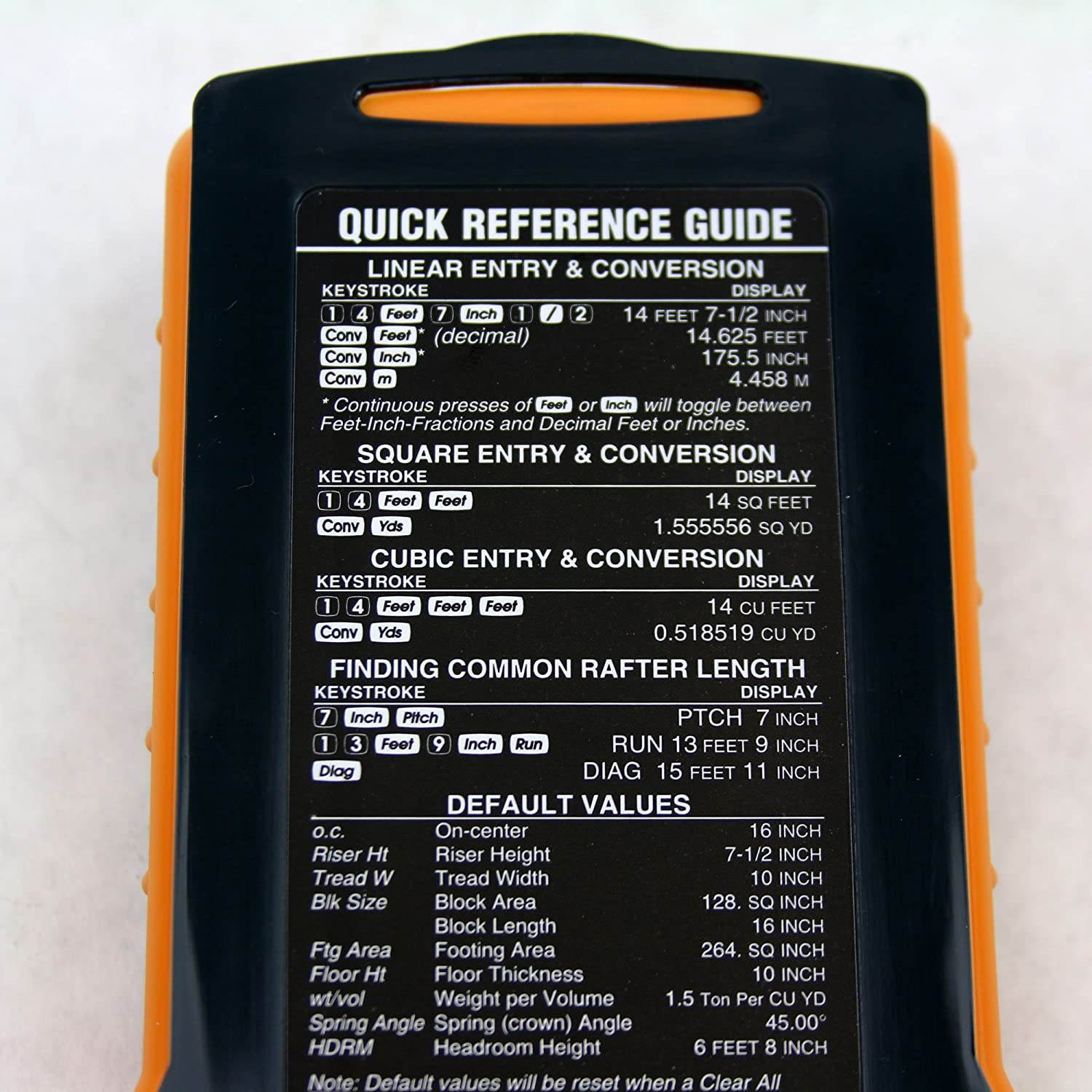 Calculated Construction Calculator