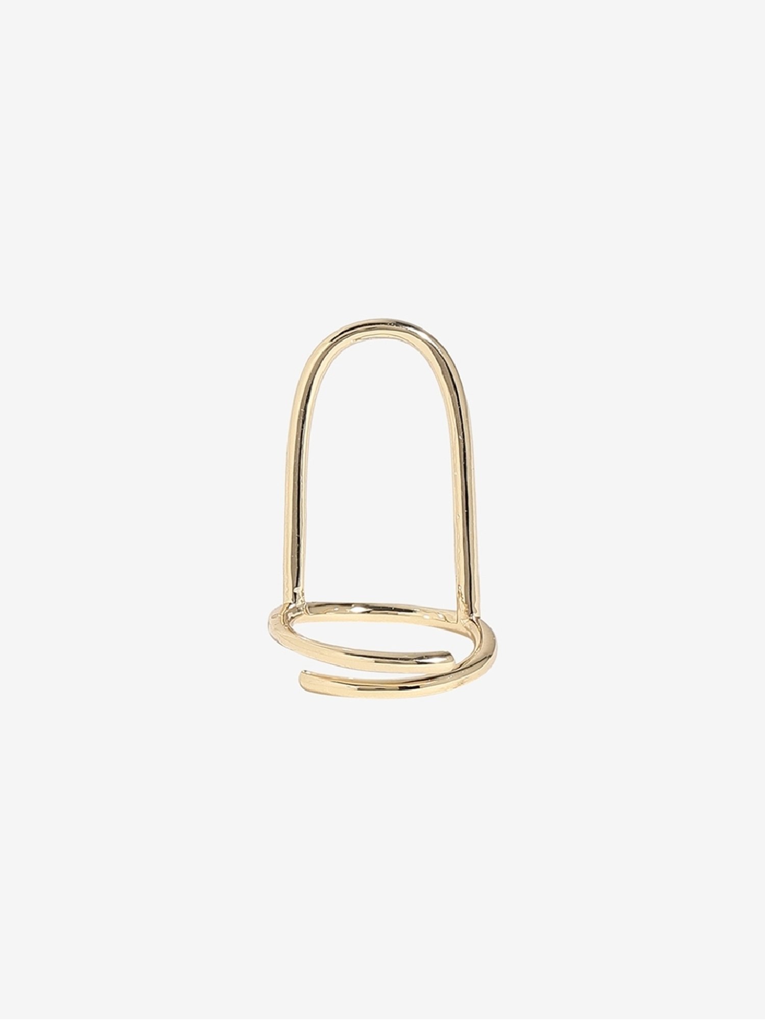 Sohi Gold-Plated Statement Finger Ring