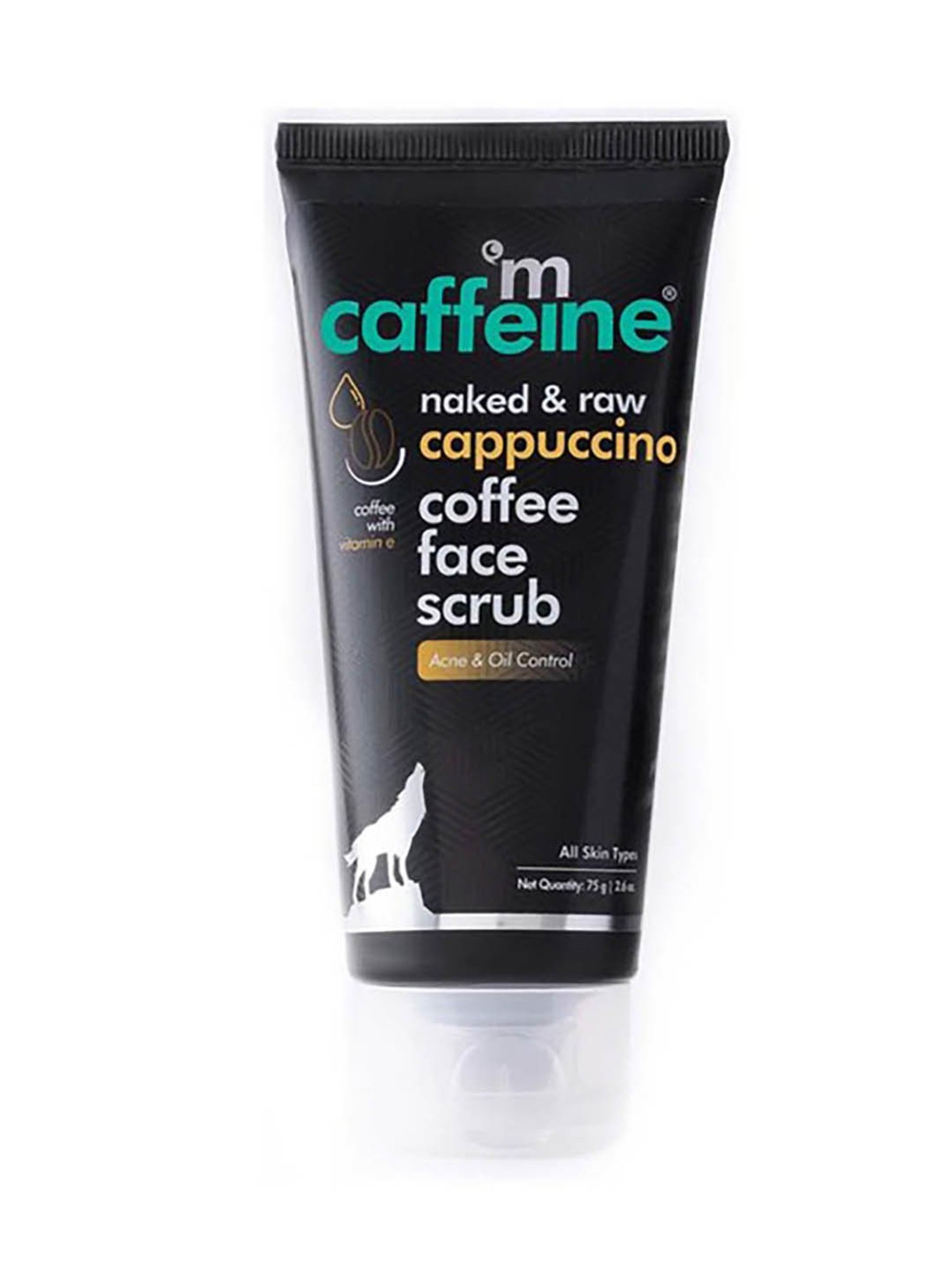mCaffeine Cappuccino Coffee Face Scrub - 75 gm