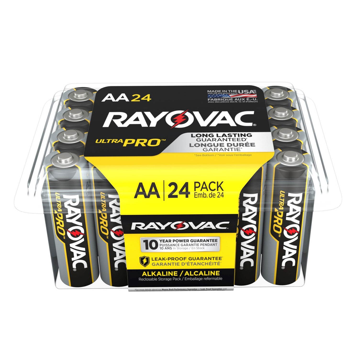 Rayovac Ultra Pro Alkaline Batteries AA 24/Pack ALAA24PPJ