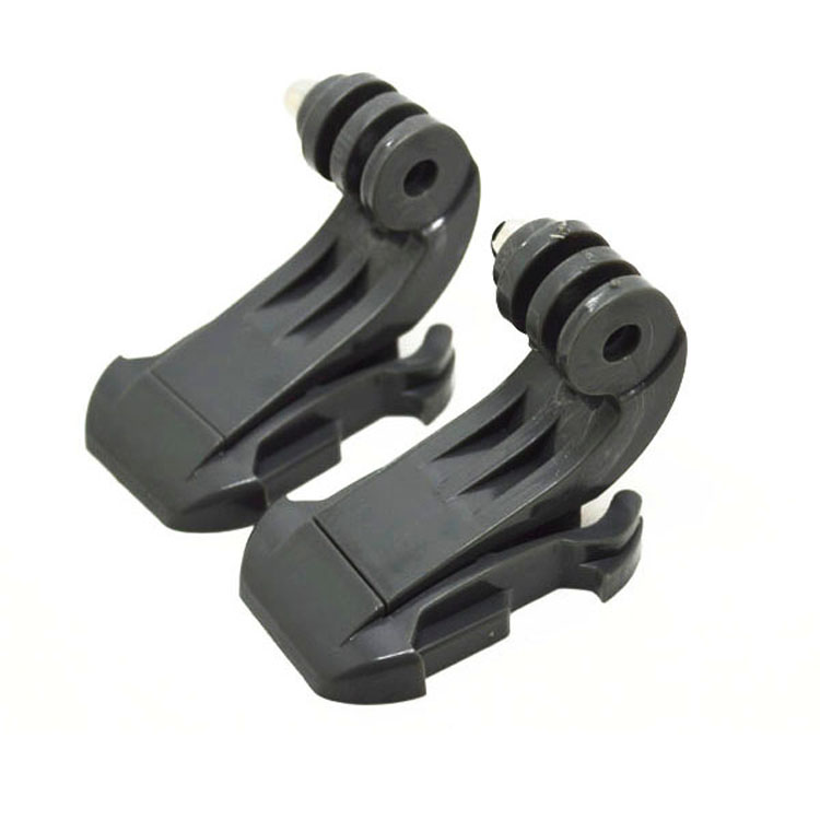 2PCS Black Vertical Surface J-Hook Buckle Mount Adapter Set for GoPro HD Hero 3+ 3 2 1 - Black  GP020