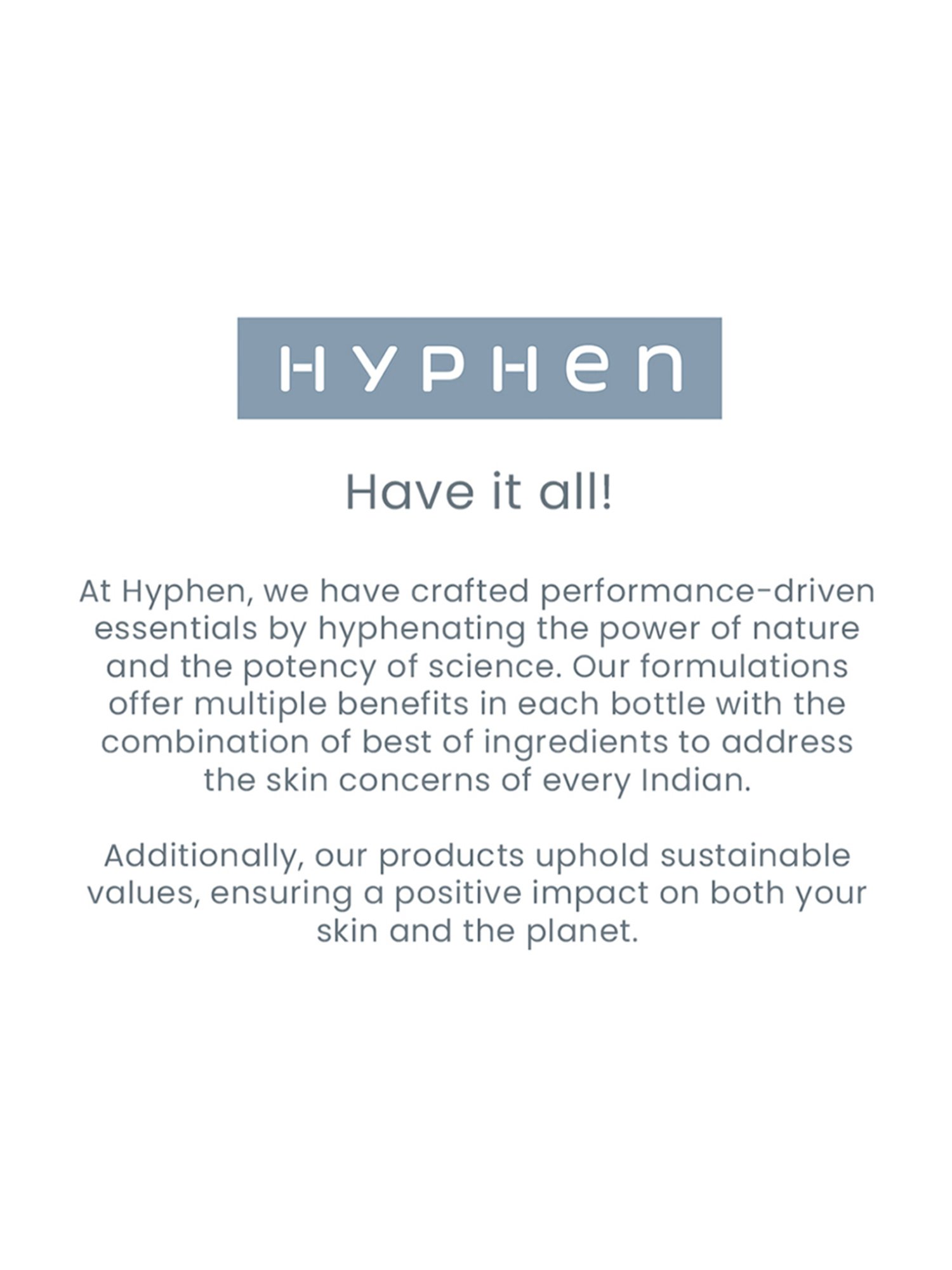 Hyphen Skincare Routine Set for Oily Skin