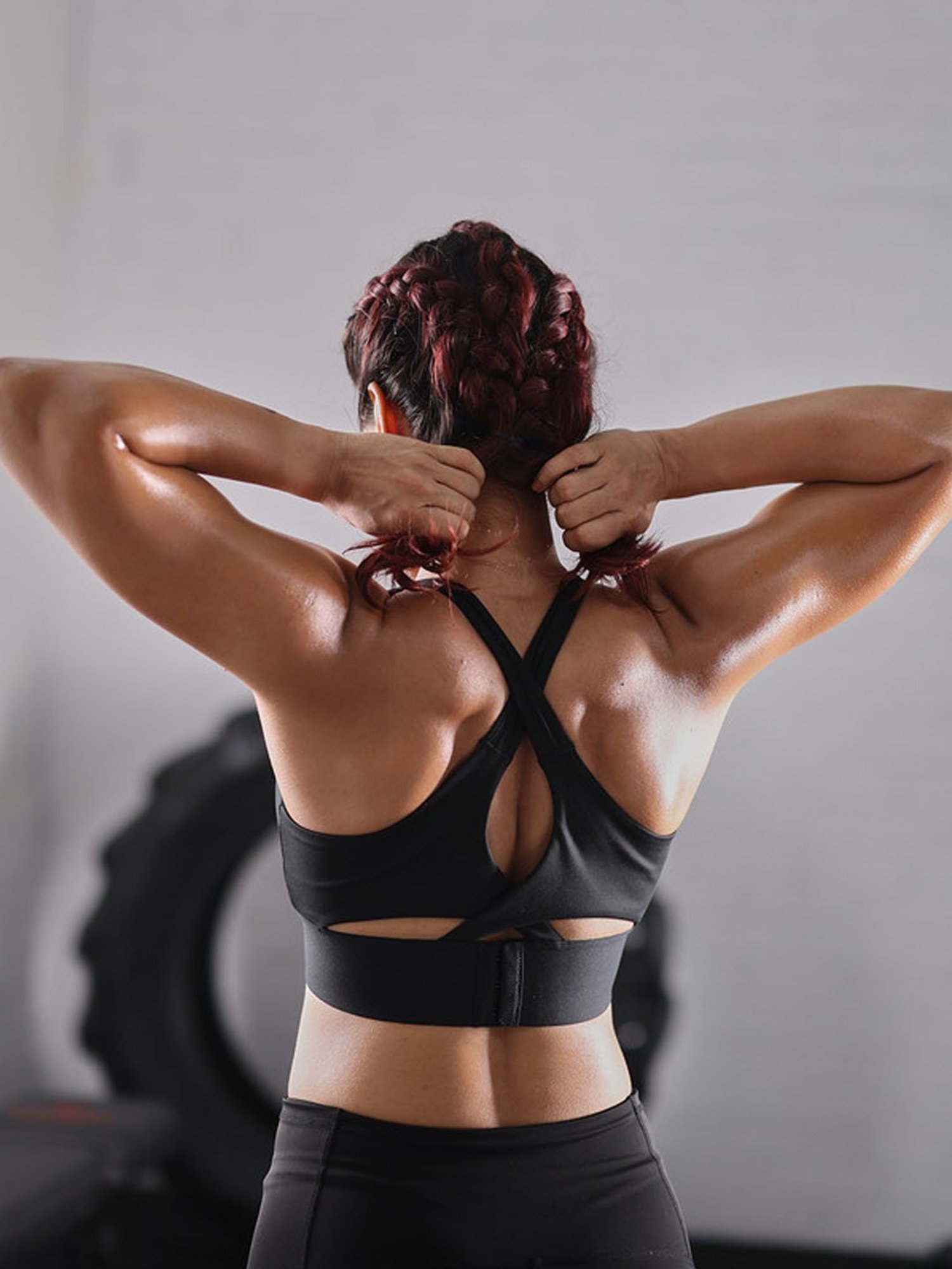 BlissClub Black Flex-It Moulded Sports Bra