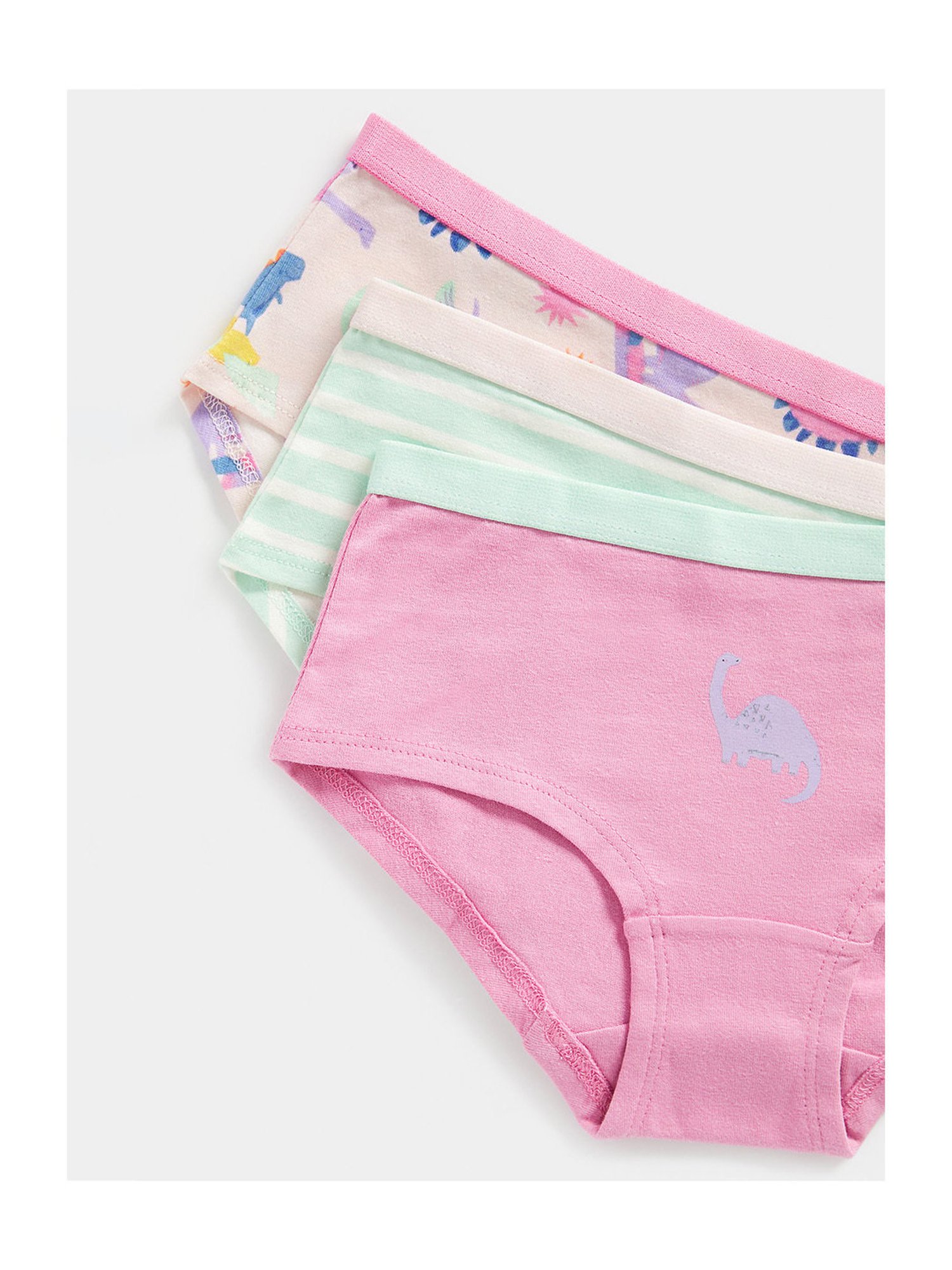 Mothercare Kids Multicolor Printed Briefs (Pack Of 3)