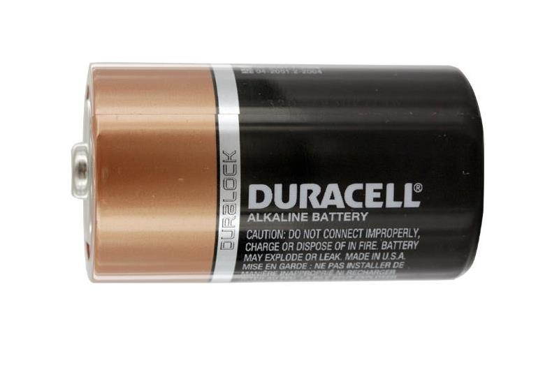 12-Pack D Duracell CopperTop Alkaline Batteries (MN1300)