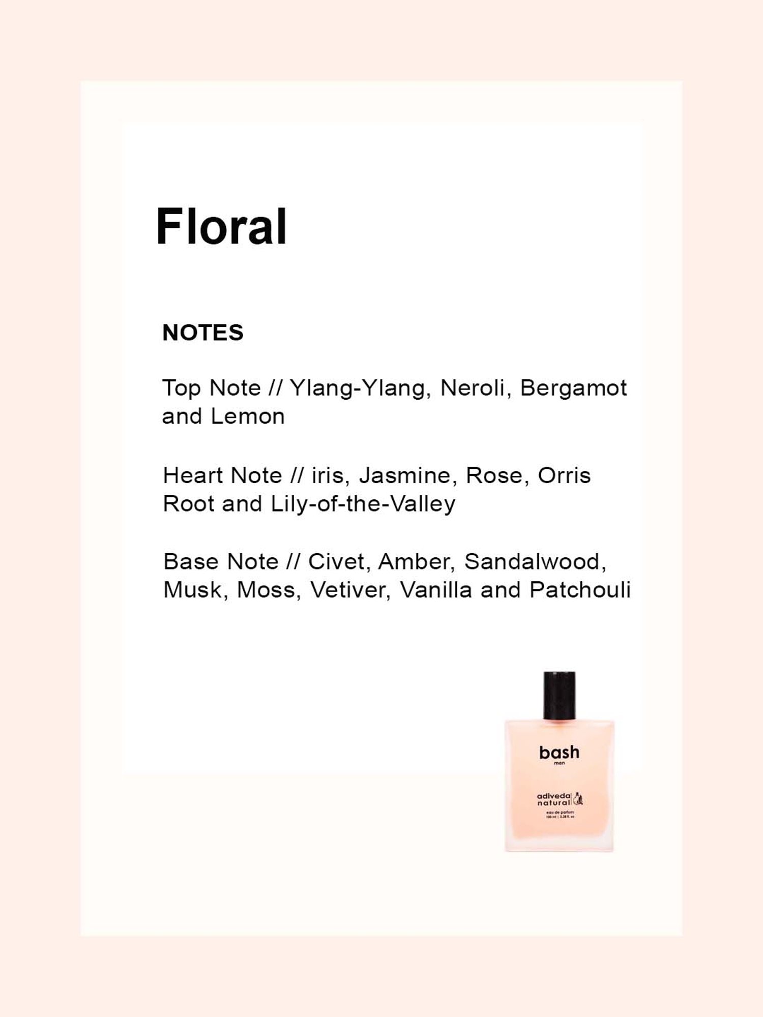 Adiveda Natural Bash EDP for Men - 100 ml