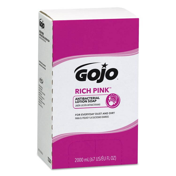 Gojo Industries, Inc Lotion Soap Antibacterial 2000mL Citrus Scent Pink 722004