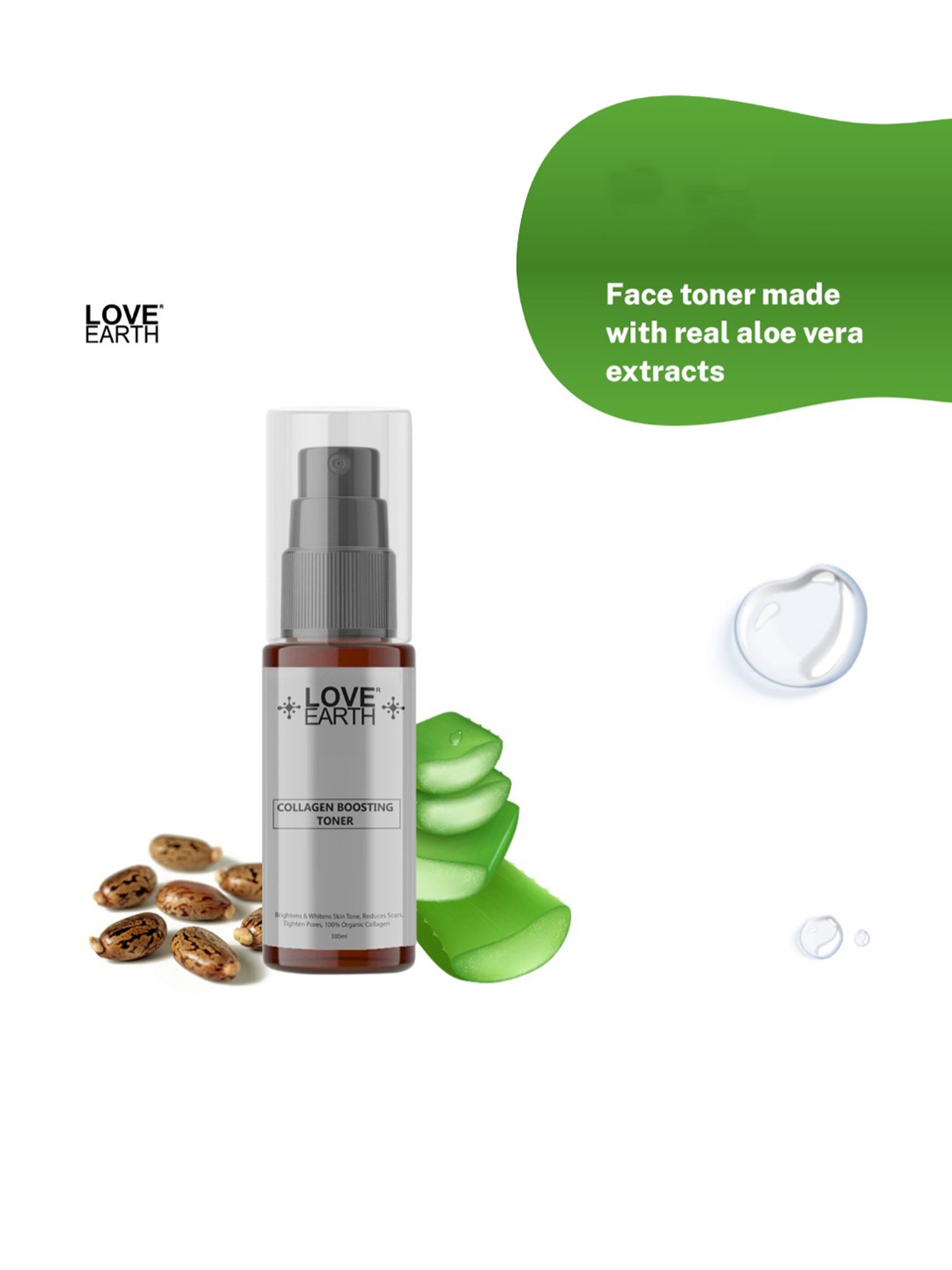 Love Earth Collagen Boosting Toner - 100 ml