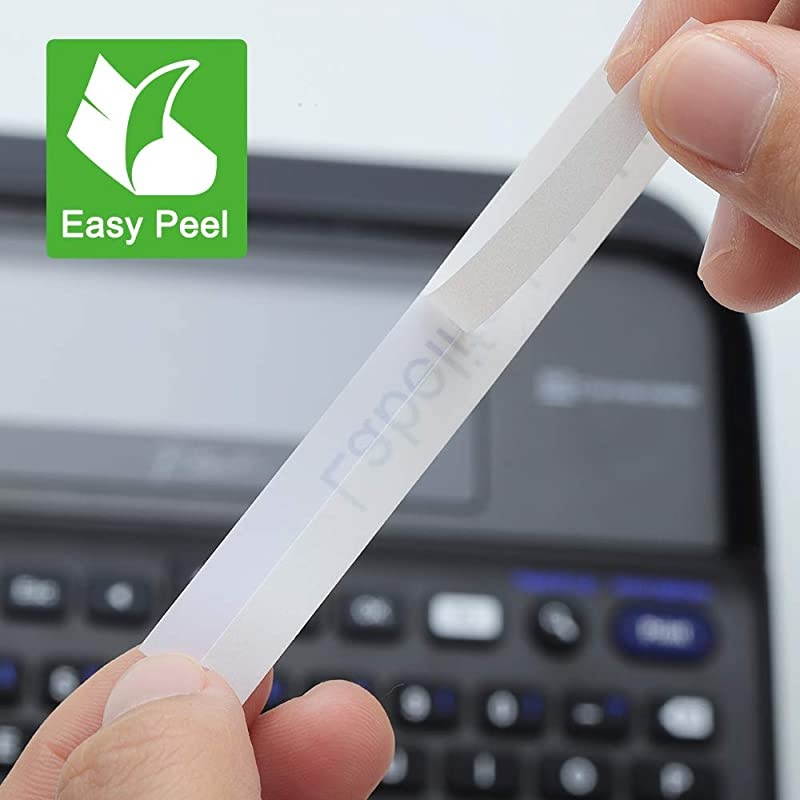 Compatible Label Tape Replacement for Brother TZ Tape 12mm 047 Laminated Black on White TZe231 TZe 231 Compatible with Ptouch PTD210 PTH100 PTD400AD PTP1280 PTD600 262 ft 8m 2 Pack