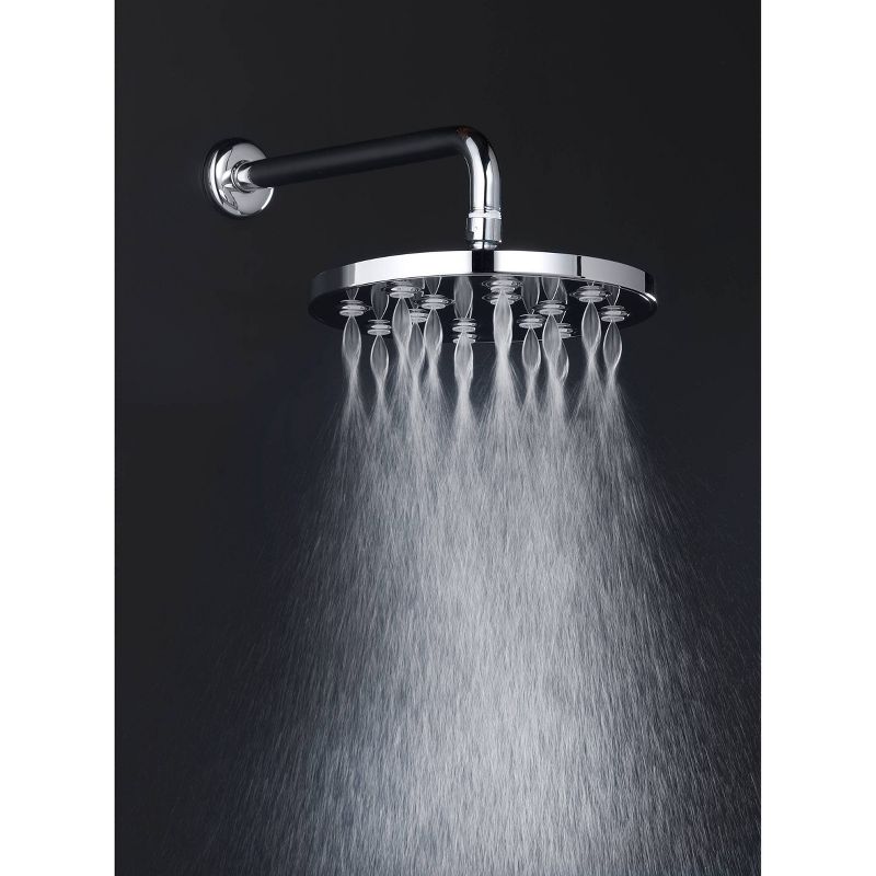 8.9" Rain Can Air Showerhead Chrome Finish - Tosca
