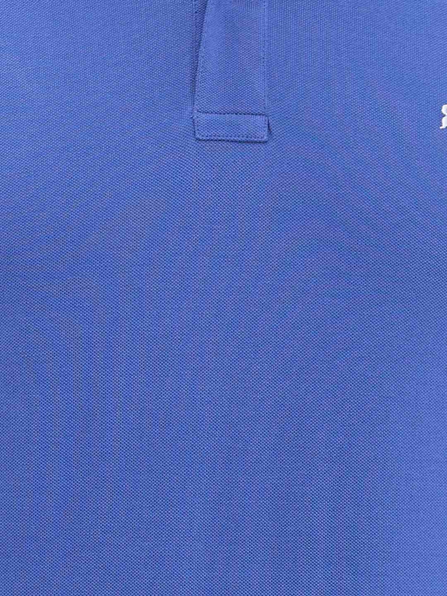 Raymond Blue Slim Fit Polo T-Shirt