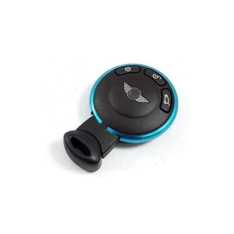 Aqua Teal Finish Smart Key Fob Replacement Ring for 08up Mini Cooper JCW R55 R56 R57 R58 R59 R60