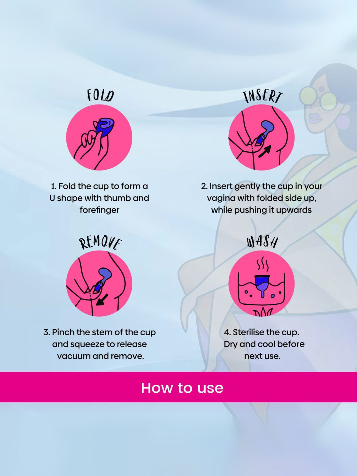 Namyaa Ultra Soft Medium Reusable Menstrual Cup - 50 gm