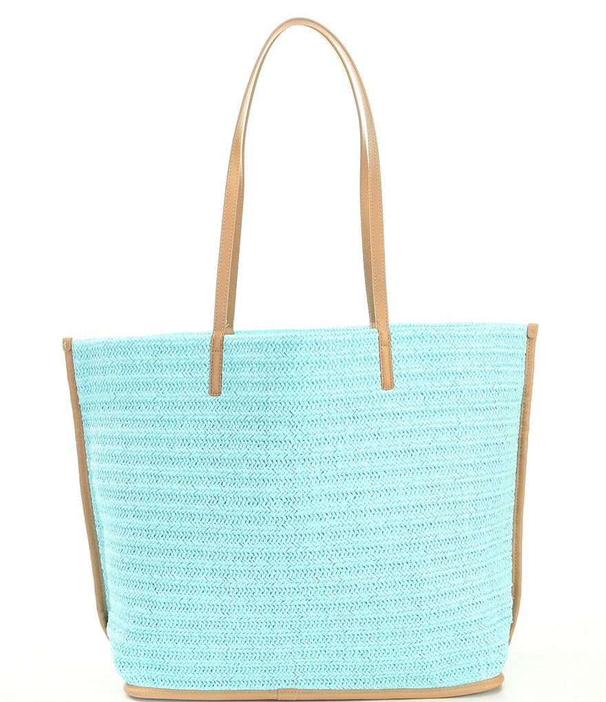 Kurt Geiger London Kensington Llama Straw Basket Bag
