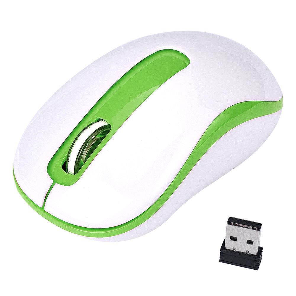 Stylish 2.4G 1600DPI Optical Mini Wireless USB Mouse Mice For Computer Laptop PC