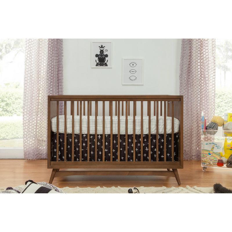Babyletto Peggy Mid-Century 3-in-1 Convertible Crib - Walnut