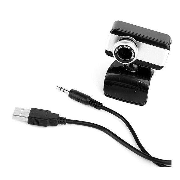 USB Web Camera, HD Webcam with Microphone for PC Computers Laptops, USB Clip-On Web Cam 360 Degree Rotatable for Notebook Laptop