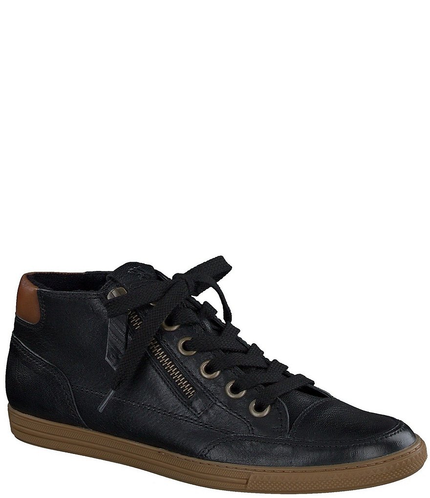 Paul Green Felicity Leather Zip Sneakers