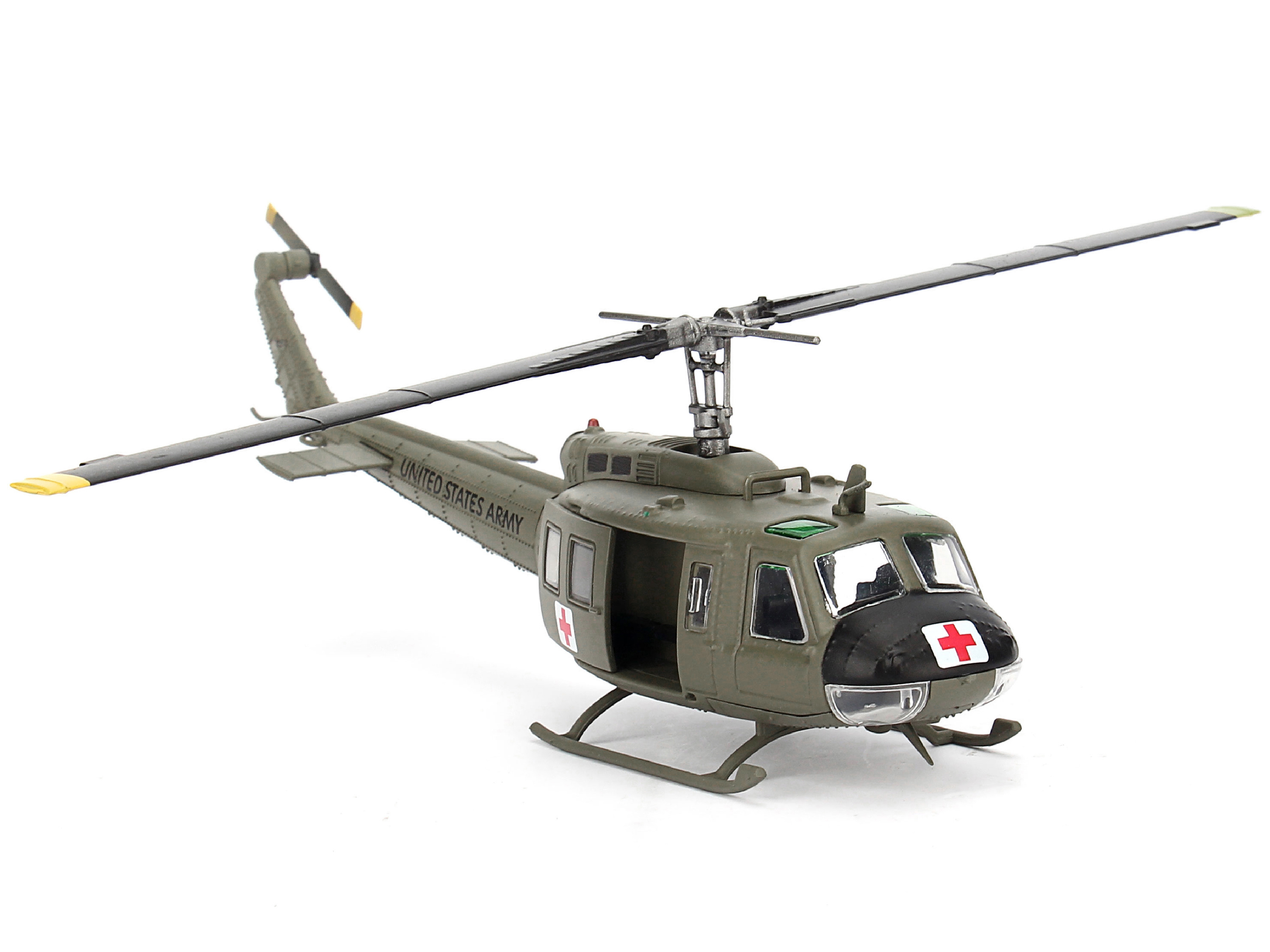 Bell UH-1H Iroquois "Huey" Helicopter "57th Medical Detachment 'Dustoff' Vietnam" (1967) United States Army 1/72 Diecast Model by Bless Wing