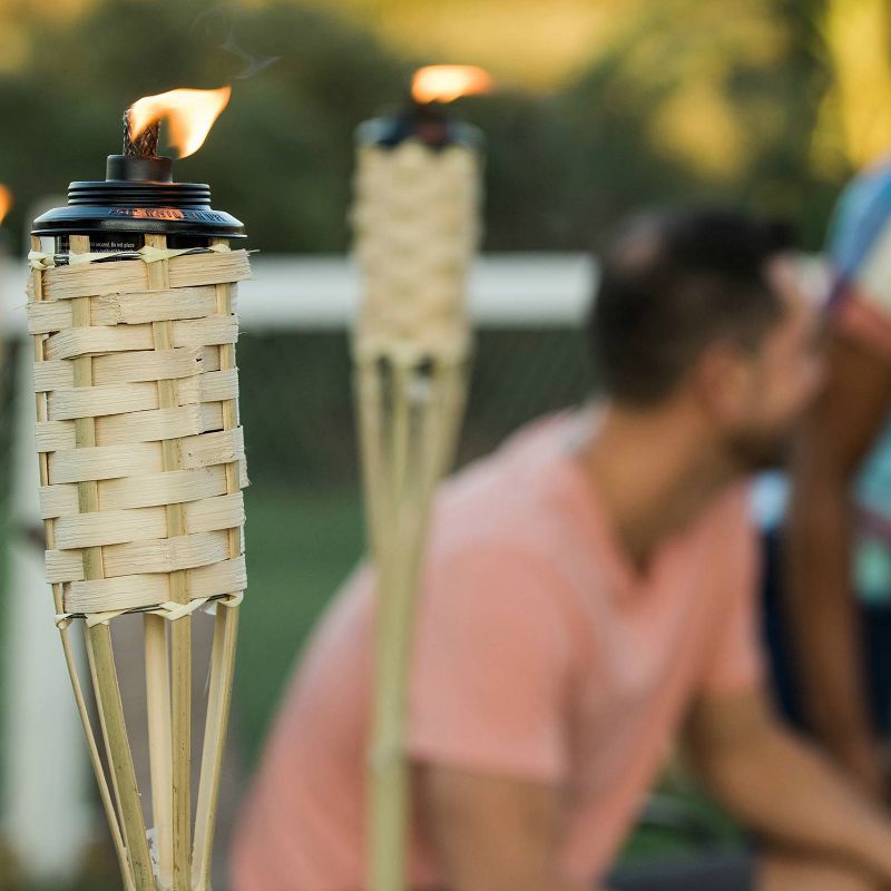 Luau Bamboo Torch Natural  - TIKI