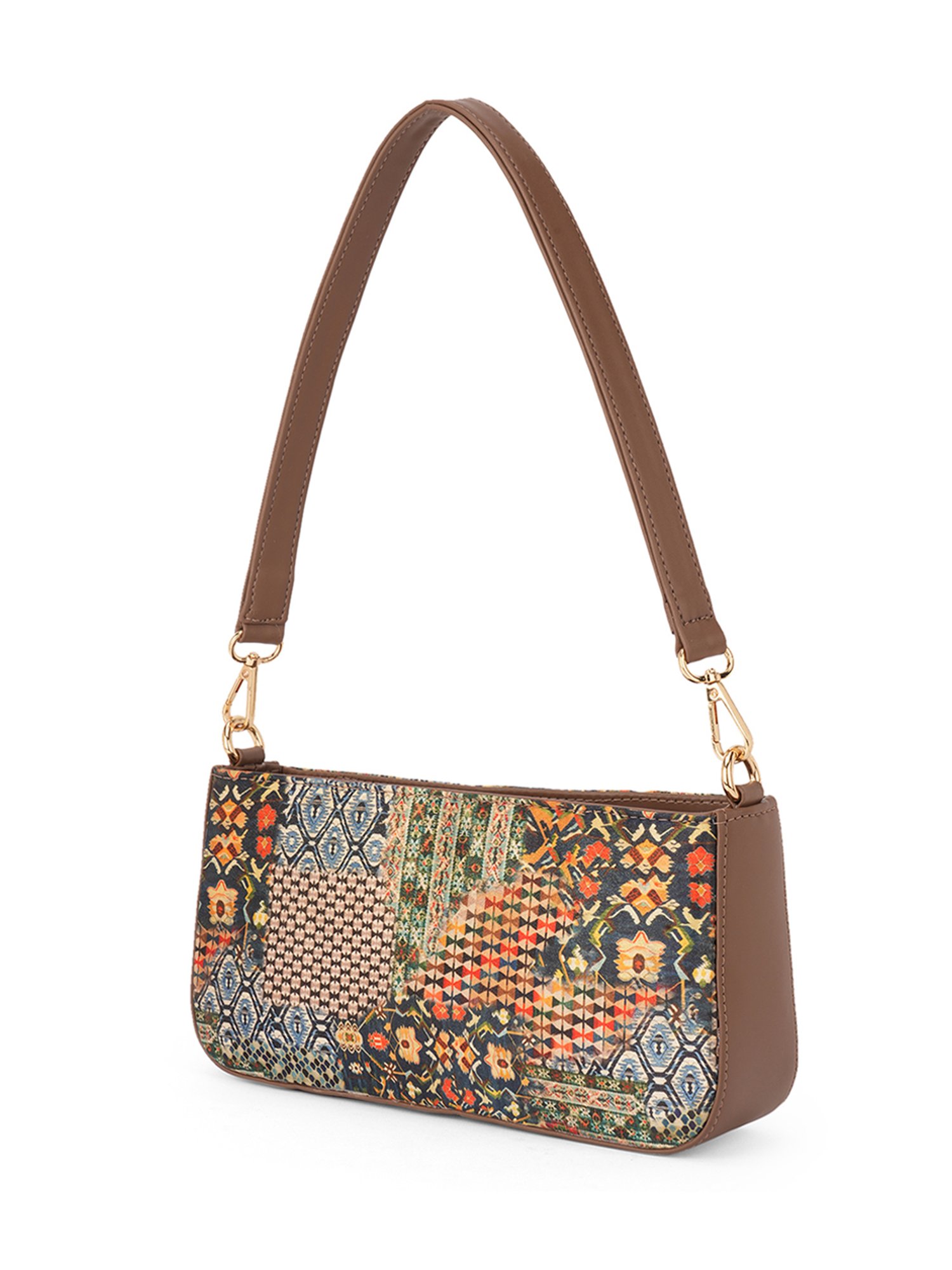 Glo By Globus Multi Ethnic Motifs Printed Small Shoulder Bag