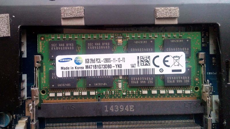 M471B1G73DB0-YK0 Samsung 8GB DDR3 PC3L-12800S Laptop Sodimm Memory RAM