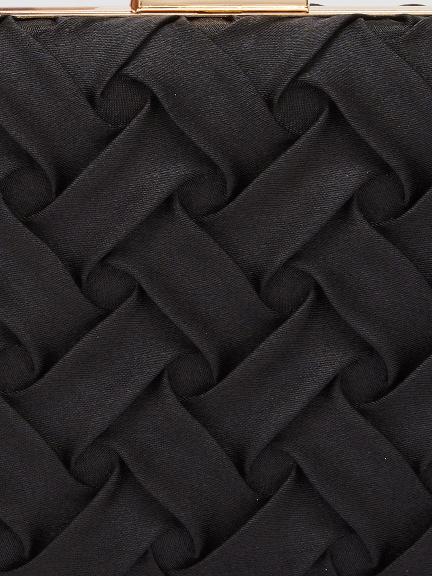 Globus Black Textured Small Party Box Clutch