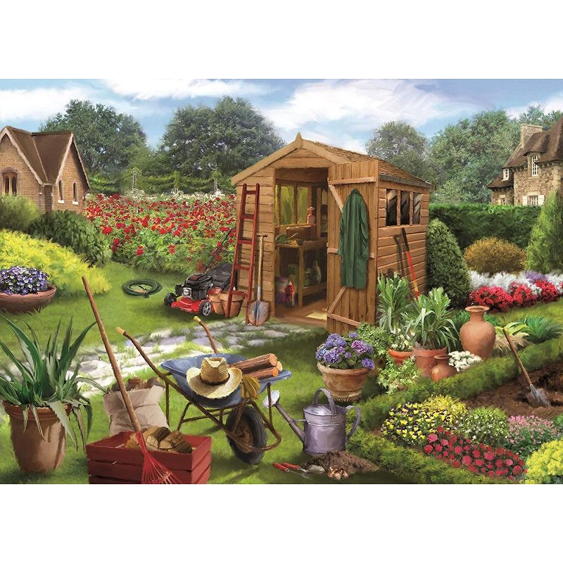 The Gifted Stationary 1000 Pieces Beautiful Gardens Puzzles for Adults, Family Fun Puzzle