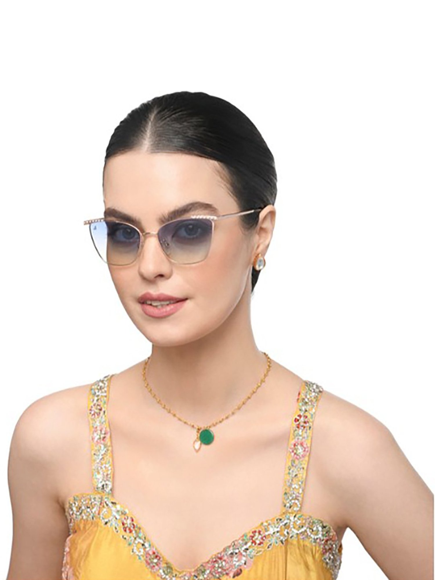 Vincent Chase WEDDING EDIT Blue Cat Eye Polarised and UV Protected Lens Sunglasses for Women