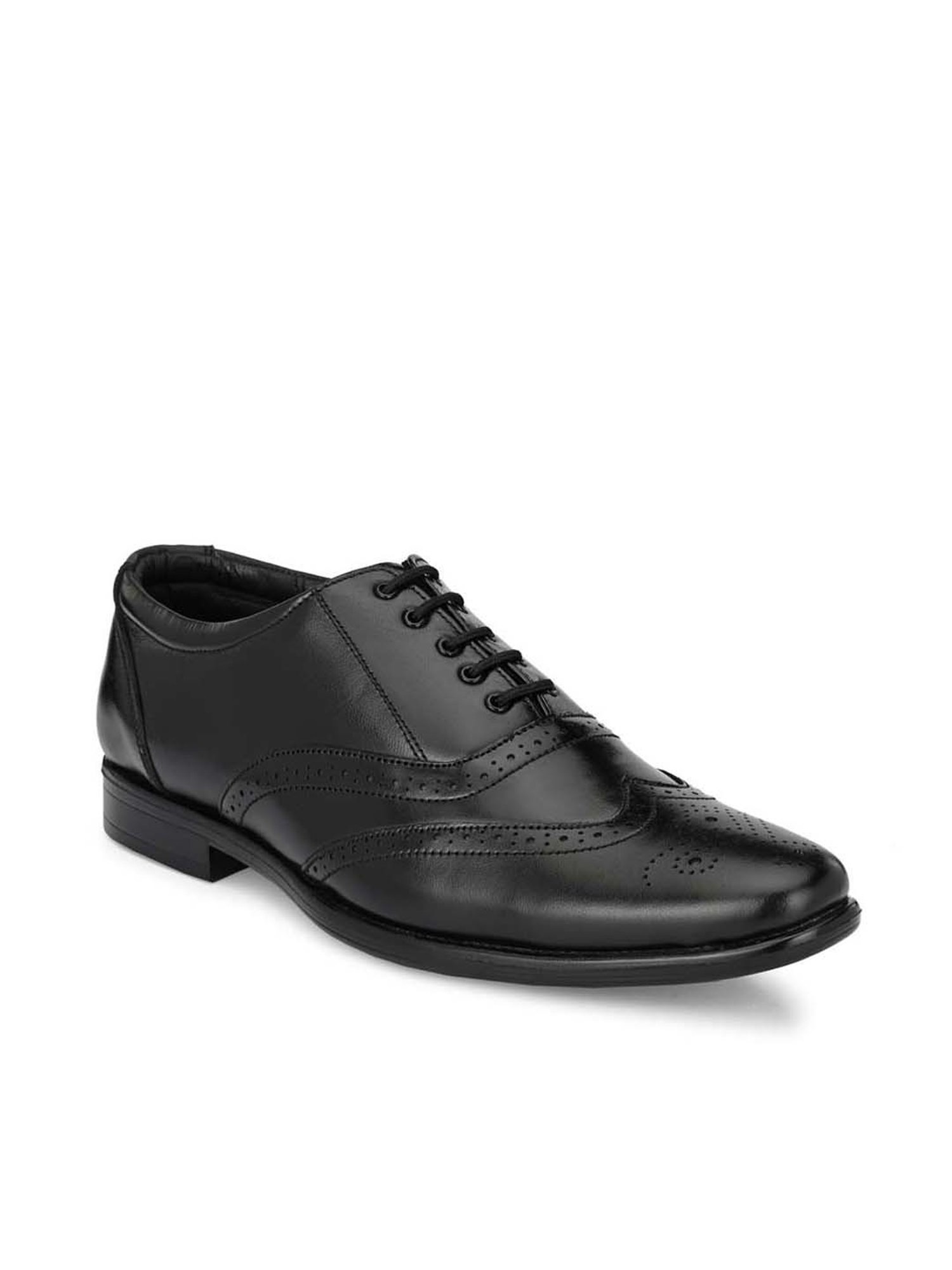 Eego Italy Men's Black Oxford Shoes