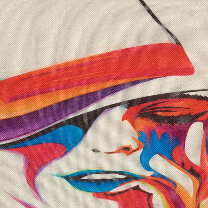 18"x18" Life Styles Modern Art Face Throw Pillow - Mina Victory