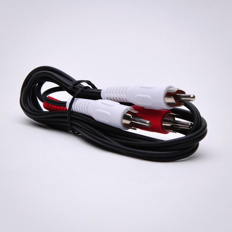 FireFold RCA-RWMM2-3 2 RCA Audio Cable - Male to Male 3ft - for connecting DVD players, VHS players, Sega Dreamcast, Nintendo 64
