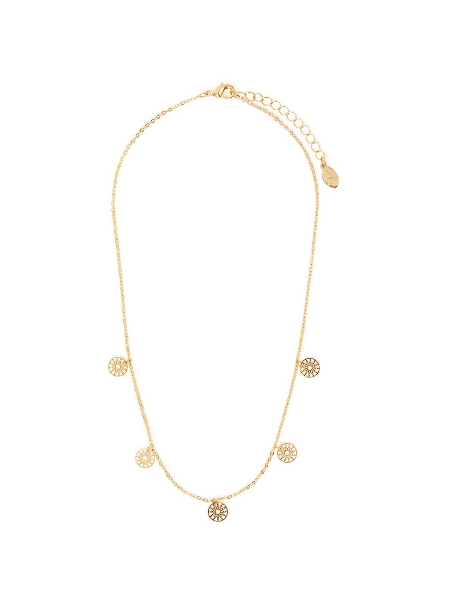 Accessorize London Filigree Station Necklace