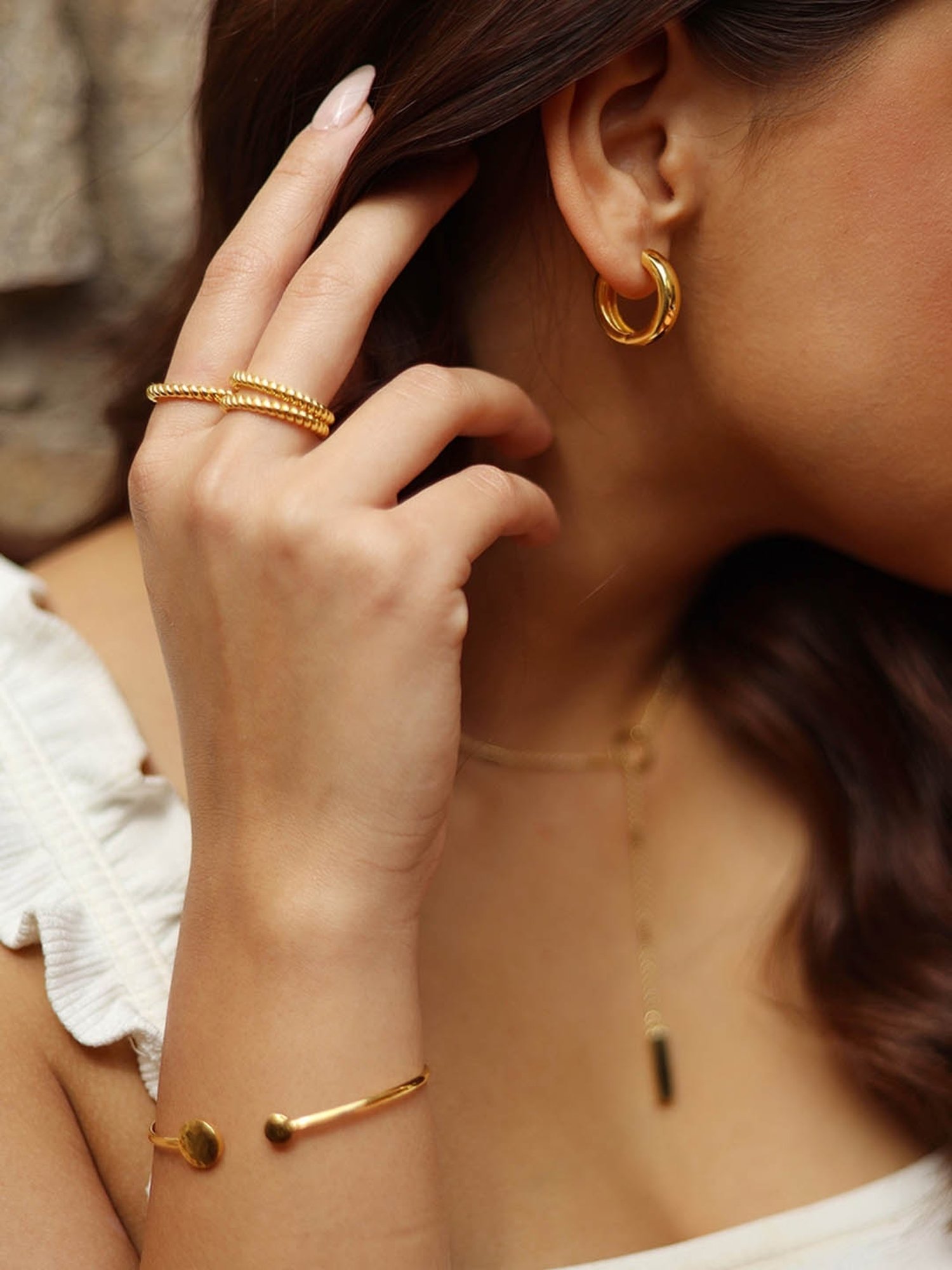 Perfectly Average Bold Hoops for Women & Girls