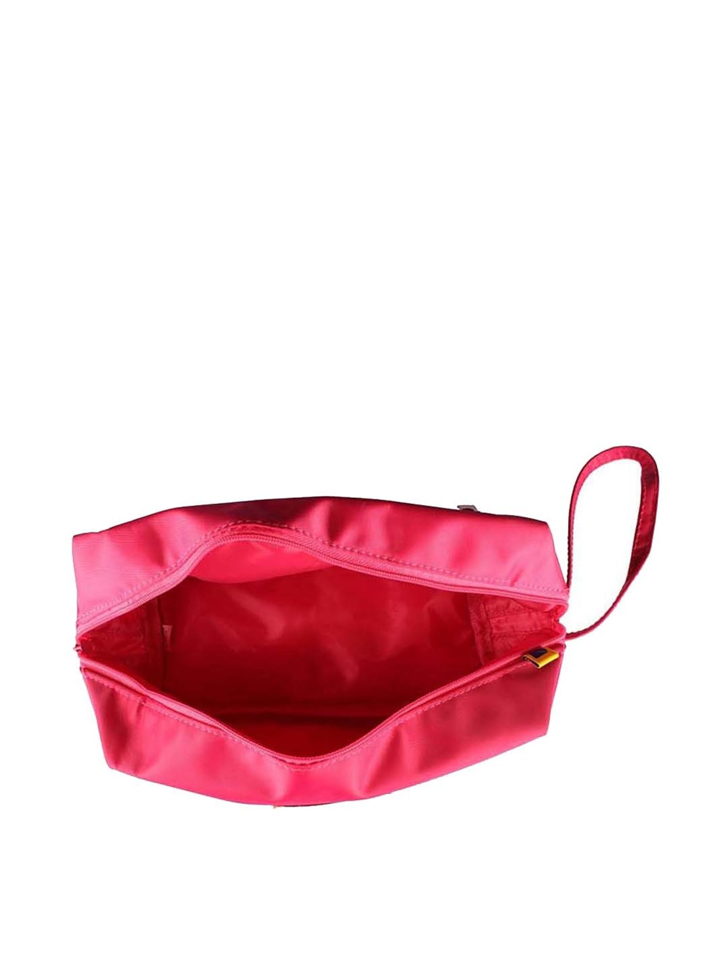 Travel Blue Pink Solid Pouch