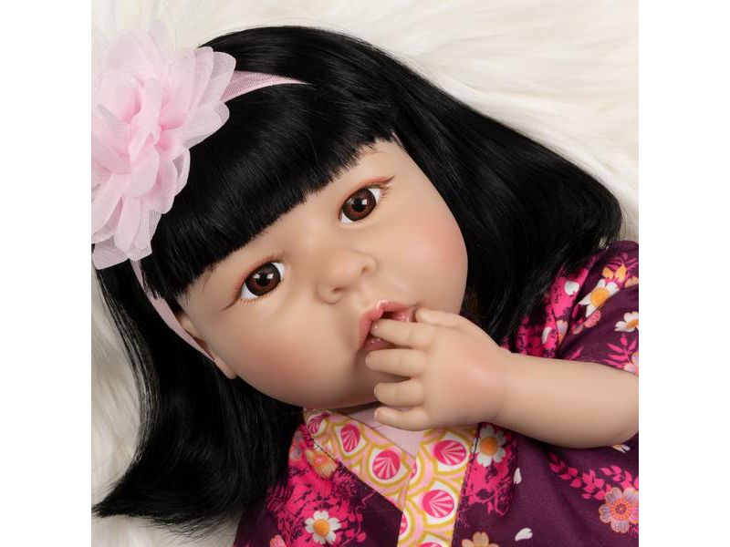 Paradise Galleries Realistic Toddler Doll-Kiko & Suki, 21 inch in SoftTouch Vinyl, 8-Piece Reborn Doll Gift Set