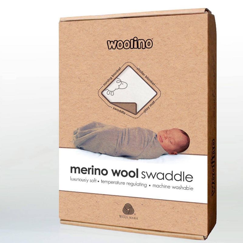 Woolino Merino Wool Swaddle Blanket - Sheep