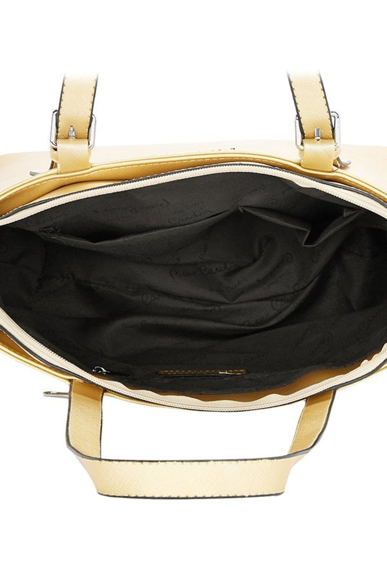 Pierre Cardin Golden Solid Shoulder Handbag