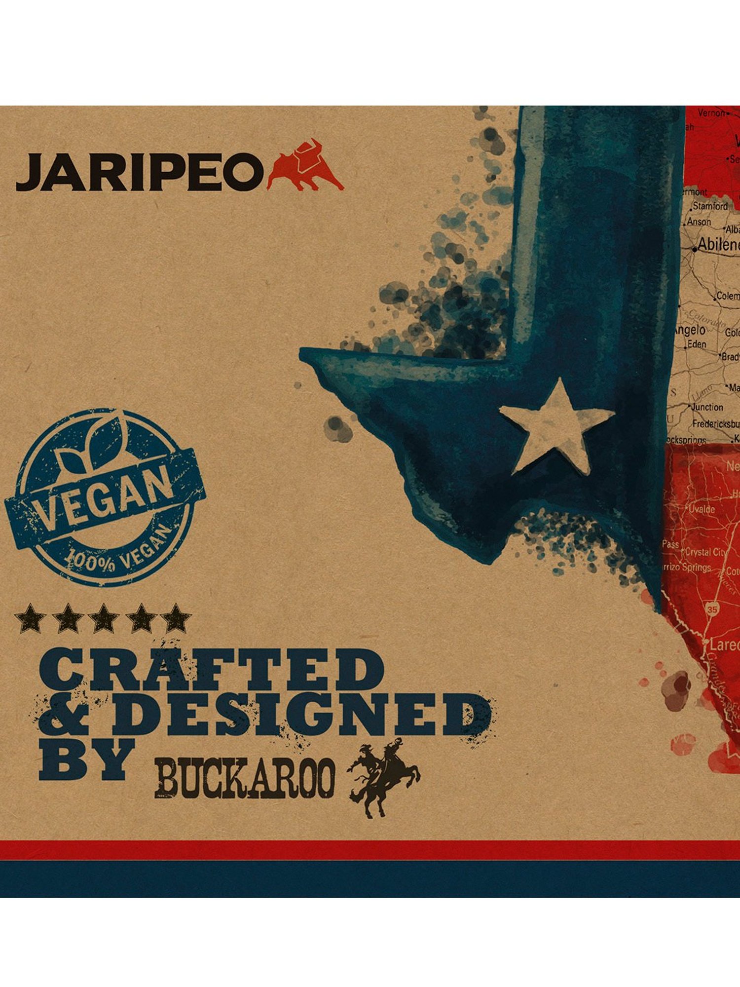 Jaripeo by Buckaroo Men's HULBART Brown Casual Boots