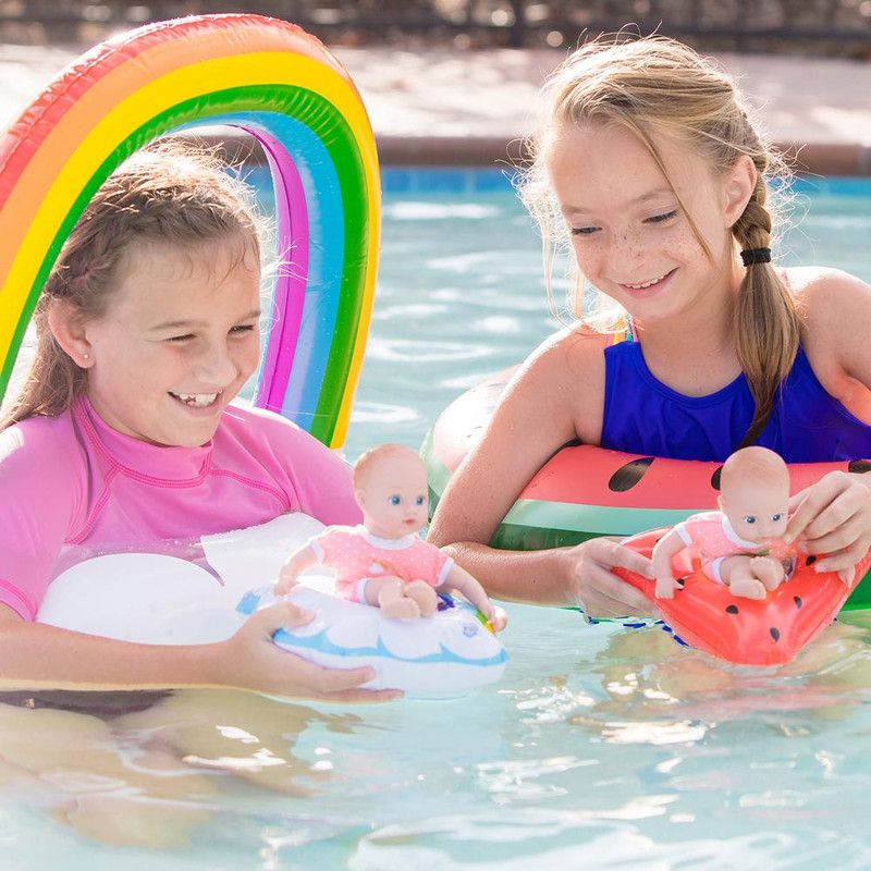 Adora Water Baby Doll, SplashTime Baby Tot Over The Rainbow, 8.5 inch Baby Doll for Water Play. Quick Dry & Machine Washable. Perfect Bath Toys for 1 Year Old and Over