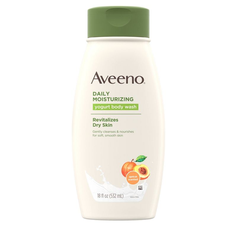 Aveeno Daily Moisturizing Yogurt Body Wash with Apricot- 18 fl oz