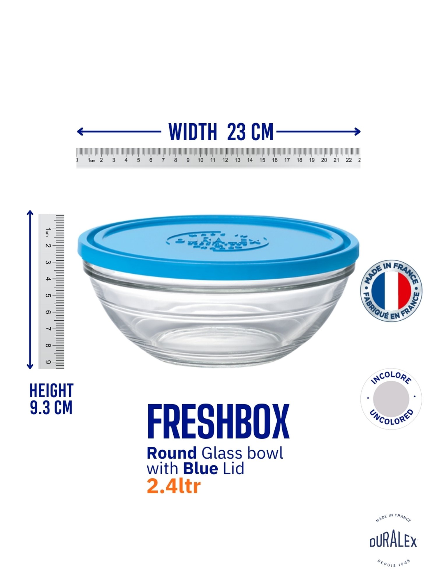 @home Nilkamal Black Polypropylene Snack Bowl With Lid (0.46 L)