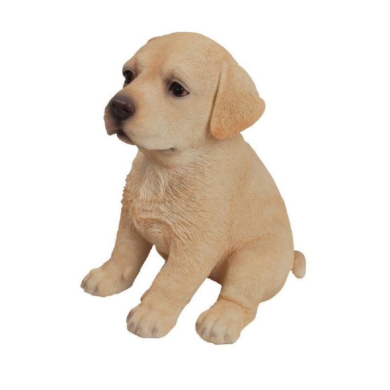 6.5" Polyresin Labrador Puppy Statue Yellow - Hi-Line Gift