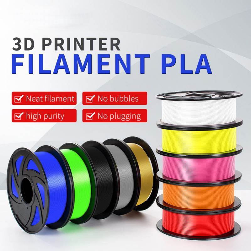 TRONXY PLA 3D Printer Filament 1.75mm Dimensional Accuracy +/- 0.05mm 1kg(2.2lbs) Spool, Blue