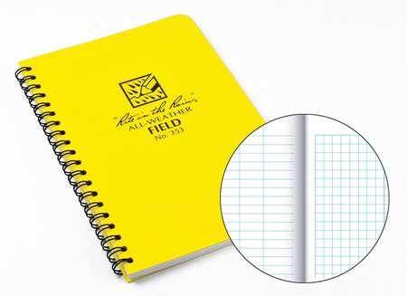 RITE IN THE RAIN 353 All Weather Notebook,Side Spiral,Field