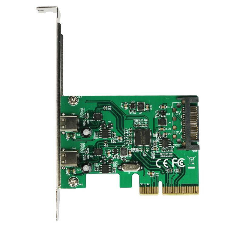 iStarUSA DD-666-2U-M 2U PCIe x16 to PCIe x16 Riser Card Middle Position