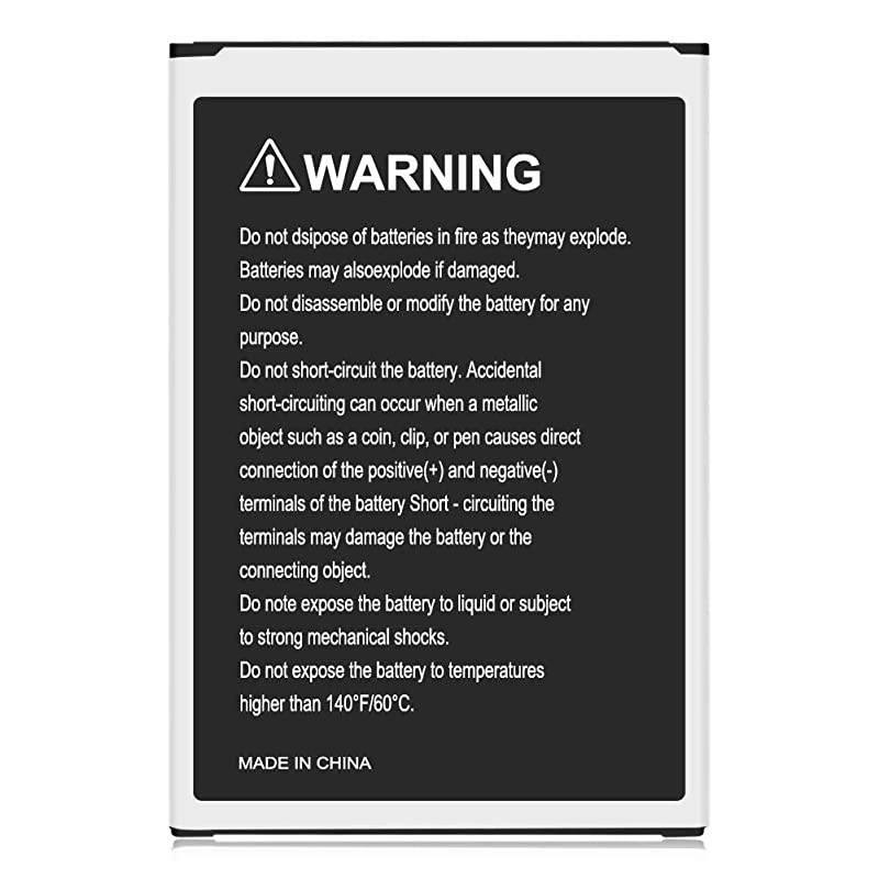 Galaxy Note 3 Battery, 2021 New Replacement Battery for Samsung Galaxy Note 3 N9000 N9005 N900A N900V N900P N900T Samsung Note 3 Spare Battery