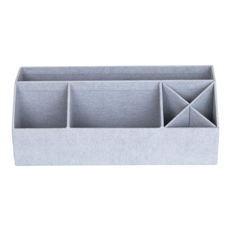 Elisa Canvas Desk Organizer Ash - Bigso Box of Sweden