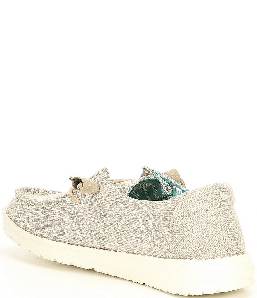 Hey Dude Women's Wendy Washable Chambray Slip-Ons